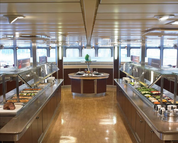 Victoria one day tour: The Pacific Buffet on the ferry is inclusive. 