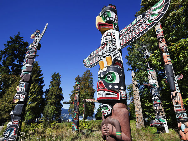 Vancouver one day tour: Stanley Park: First Nations Totem Poles